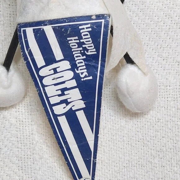 LAST CALLLLLL Snowman Pennant Indianapolis Colts Happy Holiday Light Up Ornament - Picture 4 of 16